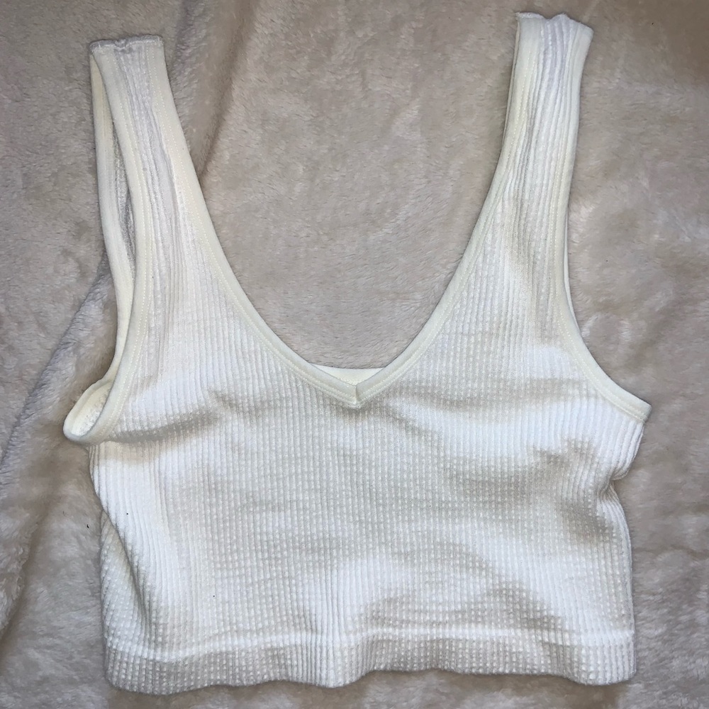 Forever 21 seamless white top